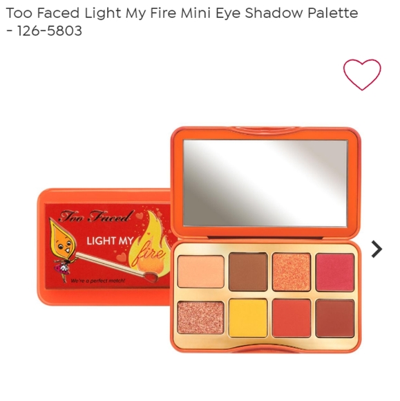 Too faced light my fire palette smells like cinnamon hearts - Picture 2 of 6